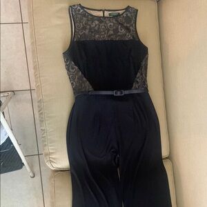 Lauren Ralph Lauren Black Jumpsuit with Elegant Silhouette
